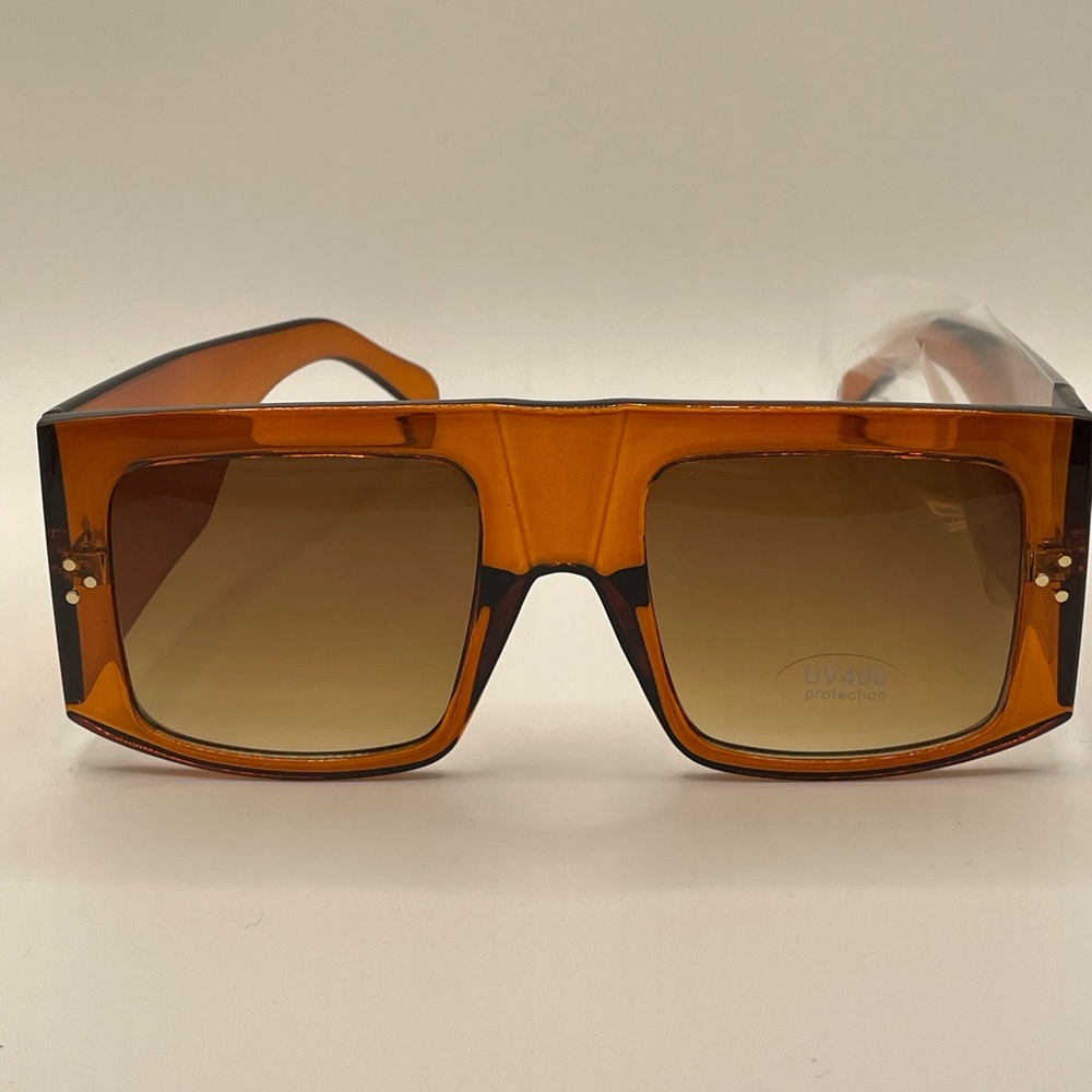 Fashion Nova Bold Amber Sunglasses